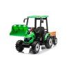 Elektrický traktor Mega D68 s přívěsem zelený 18