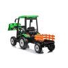 Elektrický traktor Mega D68 s přívěsem zelený 18