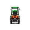 Elektrický traktor Mega D68 s přívěsem zelený 6