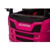 Elektrický kamión Scania 500R 4x45W 2x12V 7AH růžový 8