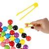 Vzdělávací puzzle barevné montessori kuličky 3
