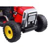 Dětský elektrický traktor s vlečkou červený 4