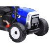 Dětský elektrický traktor s vlečkou modrý 3