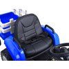 Dětský elektrický traktor s vlečkou modrý 5