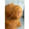 plyšová kapybara pohled seshora
