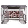 Zahradní houpačka s moskytiérou a s bočními stolky Celebes Plus Black Edition A101-02PB PATIO