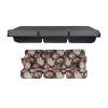 Zahradní houpačka Rimini Black Edition s bočními stolky A101-23PB PATIO 3