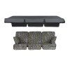Zahradní houpačka Rimini Black Edition s bočními stolky G050-06PB PATIO 3