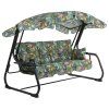 Zahradní houpačka Ravenna Black Editon s bočními stolky G058-02PB PATIO 2