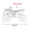 Benzínová čtyřkolka 120cc DISCOVERER oranžová 24