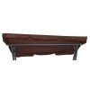 Univerzální stříška na houpačku 8011 tmavě hnědá 4