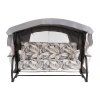 Zahradní houpačka Ravenna Lux Black Edition s moskytiérou a s bočními stolky G057-06PB PATIO SKU 448634 2