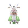 Dětská elektrická motorka VESPA klasická zelená