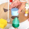 Aga4Kids Dětský montessori stůl s aktivitami a vláčkodráhou 4