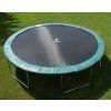 Aga SPORT PRO Trampolína 430 cm Tmavě zelená + ochranná síť + žebřík + kapsa na obuv 2