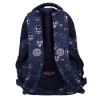 St.RIGHT Školní batoh tříkomorový Emoji 3