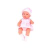 Panenka Newborn s králíčkem v košíku 32 cm Růžová 6