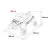 Dětská elektrická Buggy TERYX KRX1000, 91x51x28 cm Khaki
