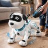Pies piesek interaktywny zdalnie sterowany na pilota RC robot skacze spiewa 182524