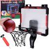Basketbalový set deska s košem počítadlo bodů + míč