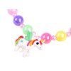 Karnevalová čelenka JEDNOROŽEC + bižuterie náhrdelník a 2x prstýnek
