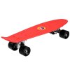 Skateboard FISZKA do 50 kg ČERVENÝ 4