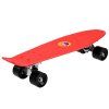 Skateboard FISZKA do 50 kg ČERVENÝ