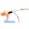 Panenka gymnastka cvičí jógu fitness 30 cm 4