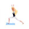Panenka gymnastka cvičí jógu fitness 30 cm 5