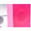 Hudební růžový reproduktor Boombox pro děti s mikrofonem 9