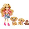 Panenka Enchantimals Golden Retriever figurky štěňátek veverka 4