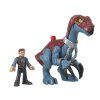 Sada figurek Jurassic World Imaginext Therizinosaurus + Owen 4