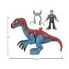 Sada figurek Jurassic World Imaginext Therizinosaurus + Owen