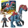 Sada figurek Jurassic World Imaginext Therizinosaurus + Owen