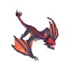 Figurka Drak šedo-oranžový 21 cm 5