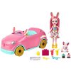 Panenka Enchantimals Bree Bunnymobile králičí auto 3