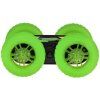 RC auto STUNT CAR 360 stupňů oboustranné zelené