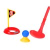 Sportovní sada Mini Golf hole + míčky + stojan na kolečkách pro děti