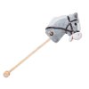 Plyšový koník Hobby Horse se zvuky cvalu a řehtání + pohyblivá tlama šedý 2