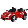 Elektrické autíčko Porsche RUF CTR3 na baterii červené + dálkový ovladač