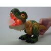 Pohyblivý DINOSAURUS Tyrannosaurus Rex Zvuk + světlo ZELENÝ