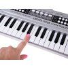 Hudební nástroj Varhany mini KEYBOARD 37 kláves + mikrofon STŘÍBRNÝ 7