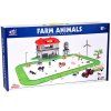 Farma set SÉRIE ZVÍŘÁTKA FARMA Stodola s cestou + traktor