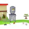 Farma set SÉRIE ZVÍŘÁTKA FARMA Stodola s cestou + traktor