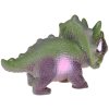 Figurka dinosaurus triceratops interaktivní se zvukem gumová