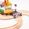 Aga4Kids Dřevěná vláčkodráha 36 dílů DS5642 8