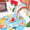 Aga4Kids Dřevěná vláčkodráha 30 dílů DS5646 4