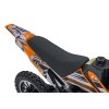 Dětská benzínová motorka STORM 49 ccm Oranžová 16
