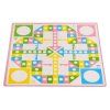 Dřevěná stavebnice Hrad s rytíři pro děti 3+ Dřevěné figurky + Sorter tvarů + Puzzle podložka + Hra Člověče nezlob se