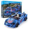 Technická stavebnice Dálkově ovládané auto CaDA Crush Racing Car 585 dílků s katapultem